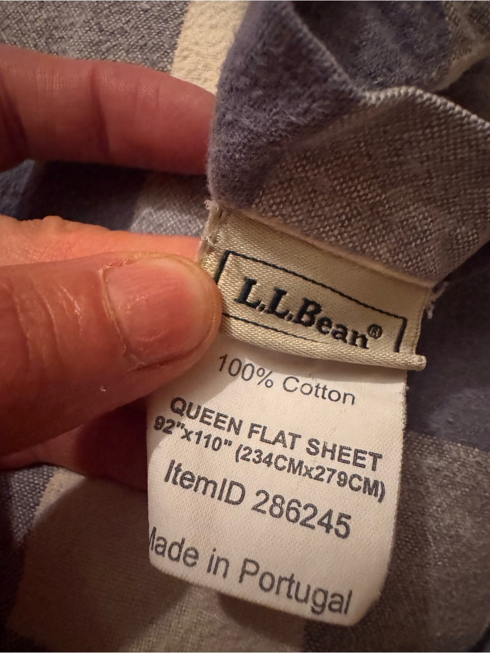 L.L. Bean Ultrasoft Comfort Flannel queen sheets 3 pc lilac purple combo - Picture 4 of 12
